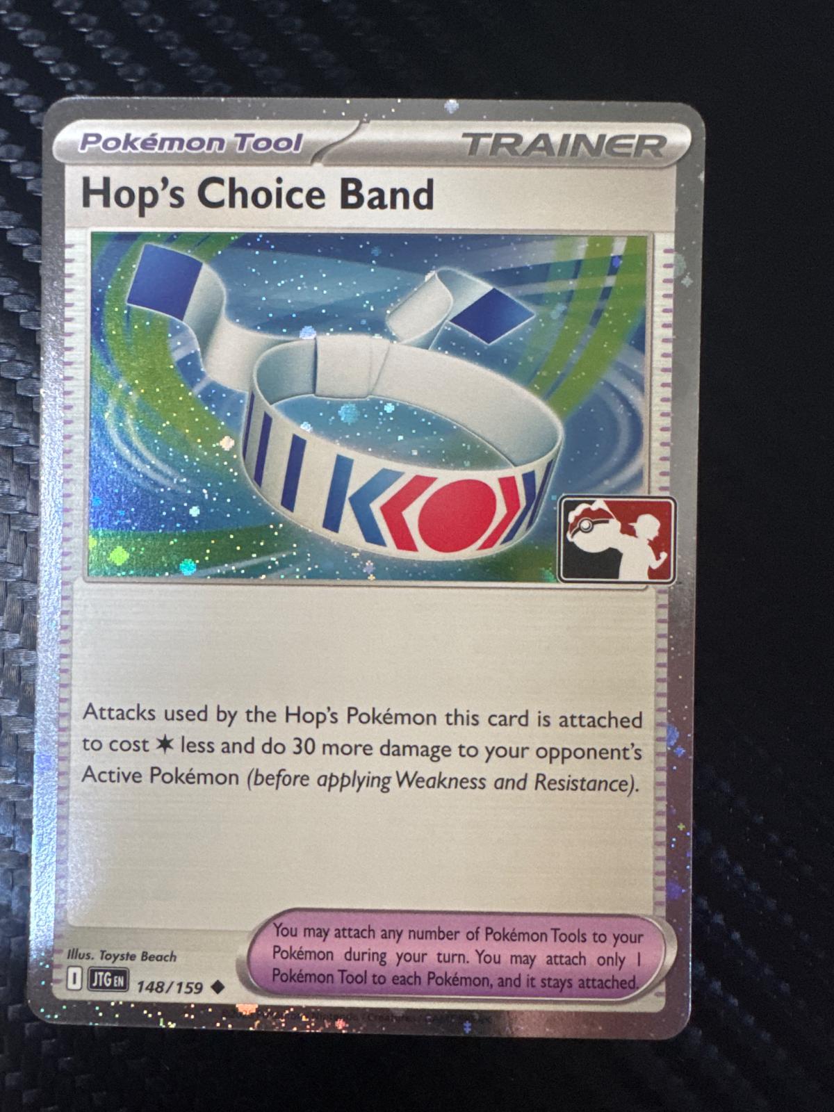 Journey Together Hop's Choice Band [Prize-Pack-Cosmo-Holo] Pokémon card
